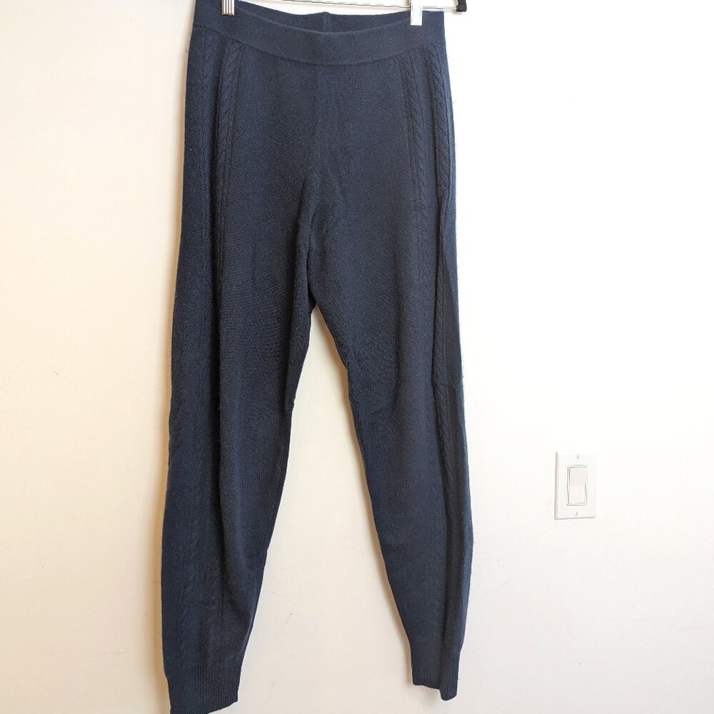 Naadam Navy Cashmere Sweatpants